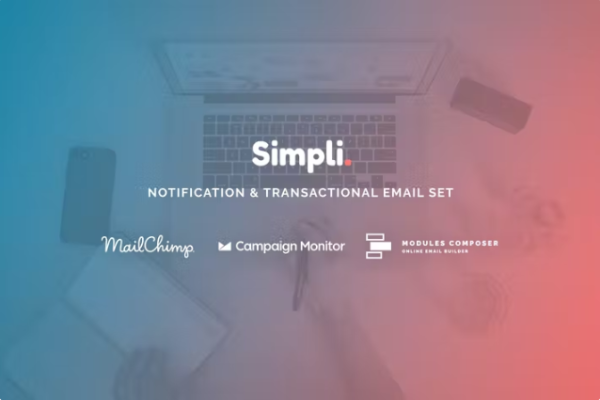 Simpli – 通知电子邮件模板