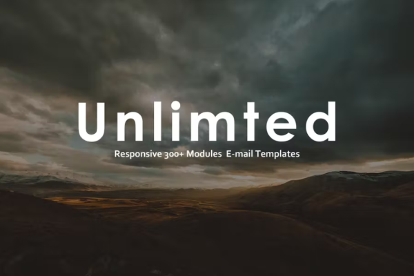 Unlimited – 300+ 模块电子邮件模板