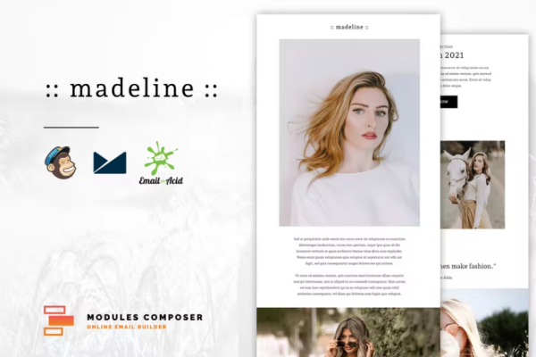 Madeline – 电子商务响应式电子邮件模板