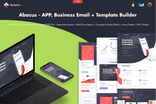 Abacus – APP、企业邮箱+模板生成器