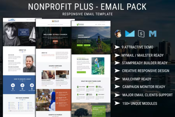 Nonprofit Plus – 电子邮件包