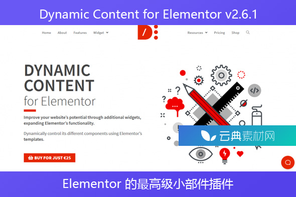 Dynamic Content for Elementor v2.6.1 – Elementor 的最高级小部件插件