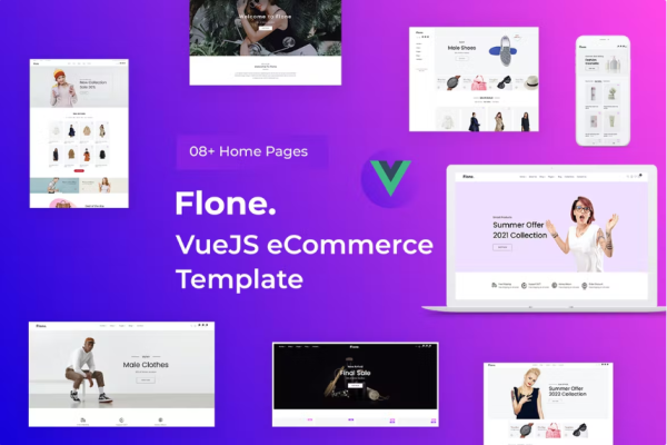 Flone – VueJS 电子商务模板