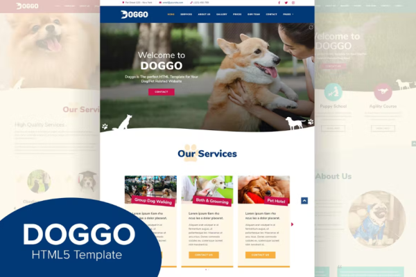 Doggo – 响应式 HTML5 模板