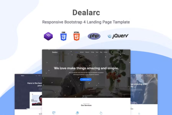 Dealarc – 代理和业务登陆页面
