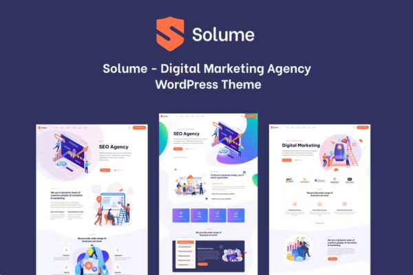 Solume – 数字营销WordPress 主题