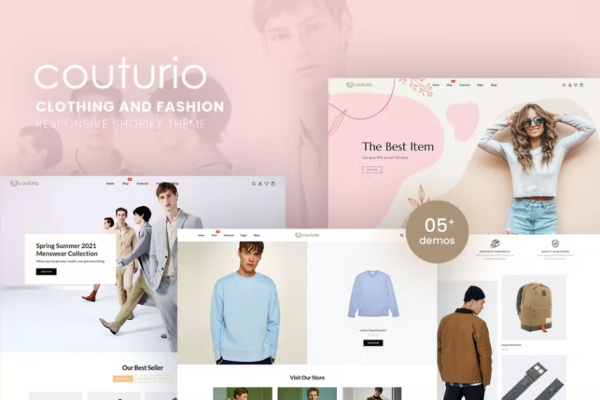 Couturio – 服装和时尚 Shopify 主题