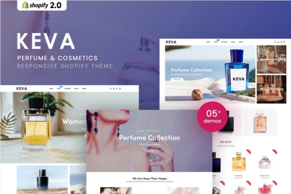 Keva – 香水和化妆品 Shopify 主题