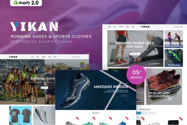 Yikan – 跑鞋和运动 Shopify 主题