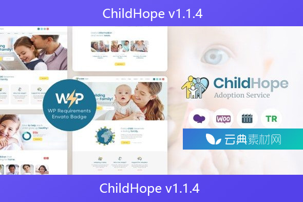 ChildHope v1.1.4 – 儿童收养服务和慈善非营利 WordPress 主题