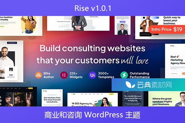 Rise v1.0.1 – 商业和咨询 WordPress 主题