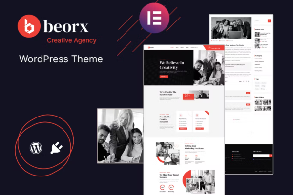 Beorx Elementor 创意机构主题