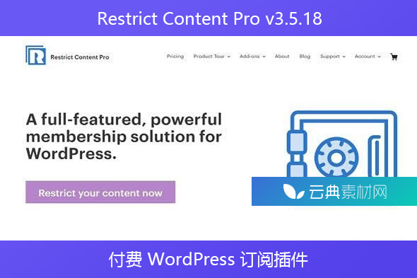 Restrict Content Pro v3.5.18 – 付费 WordPress 订阅插件