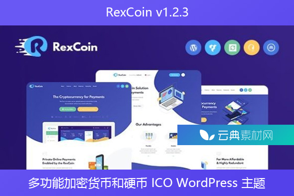 RexCoin v1.2.3 – 多功能加密货币和硬币 ICO WordPress 主题