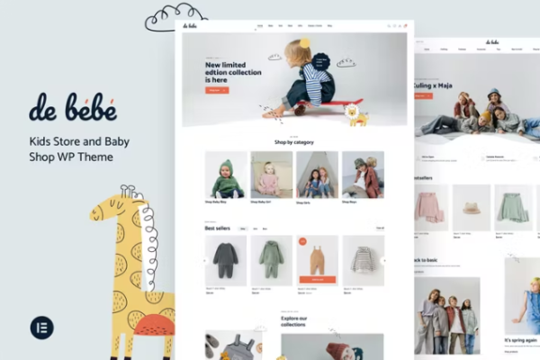 Debebe – 婴儿用品店和儿童用品店 WordPre