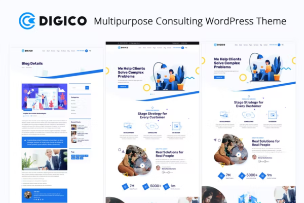 Digico-多用途咨询WordPress主题
