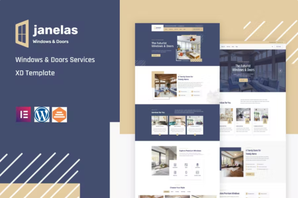 Janelas – 门窗服务 WordPress 主题