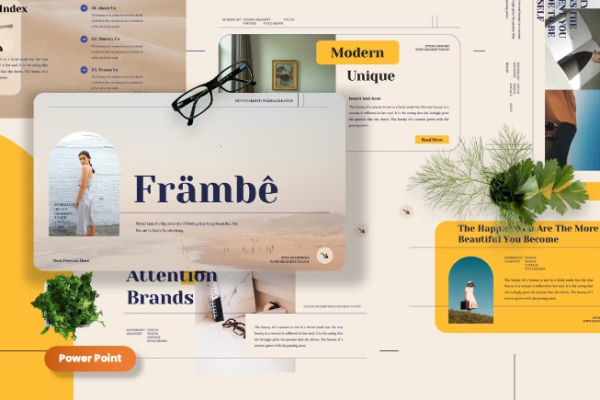 Frambe – 创意品牌PowerPoint模板