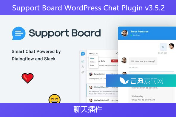 Support Board WordPress Chat Plugin v3.5.2 – 聊天插件
