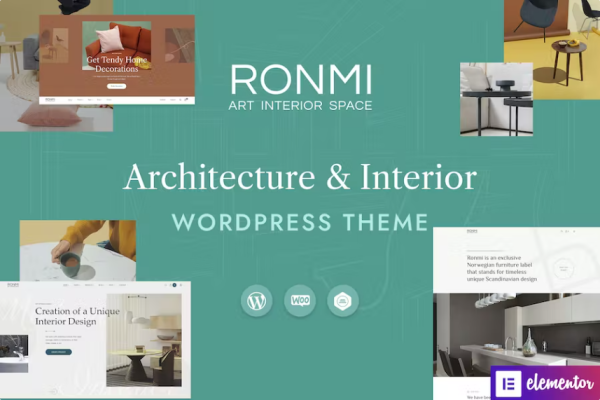 Ronmi – 建筑和室内设计 WordPress