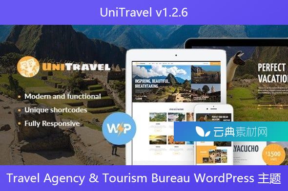 UniTravel v1.2.6 – Travel Agency & Tourism Bureau WordPress 主题