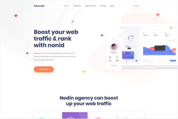 Nonid – 响应式业务 Drupal 9 主题
