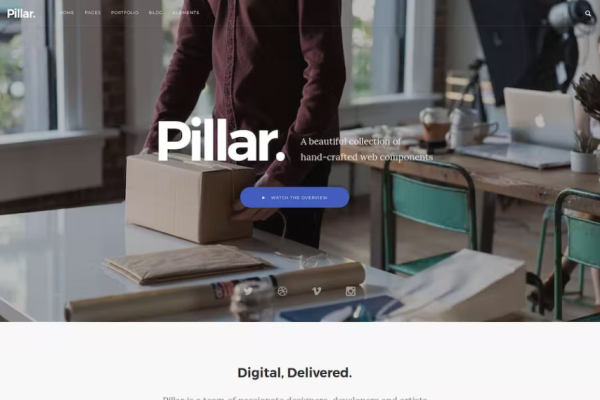 Pillar – 多用途 Drupal 9 主题