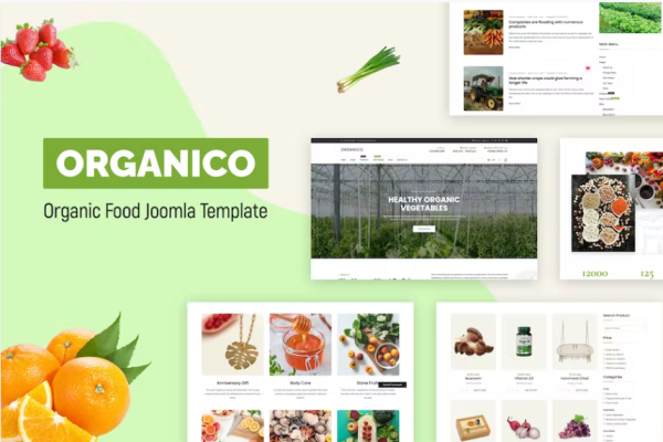 Organico – 有机食品和农场 Joomla 4 模板