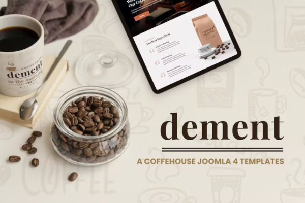 Dement – 咖啡屋 Joomla 4 模板