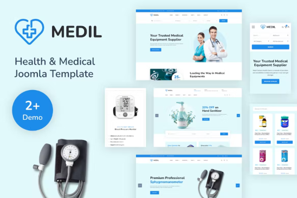 Medil – 医疗保健 Joomla 4 模板