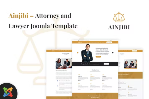Ainjibi – 律师和律师 Joomla 模板