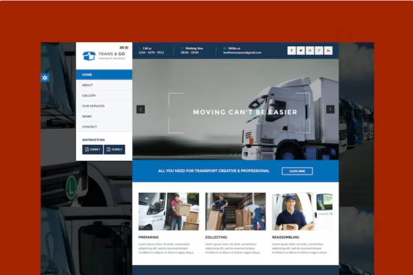 TransGo – 运输和物流 Joomla 模板