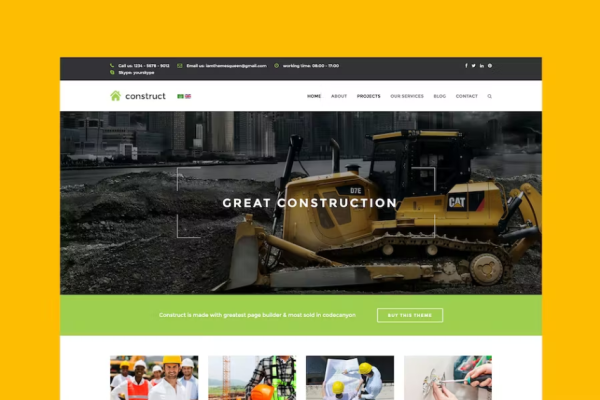 Constructo – 建筑 Joomla 模板