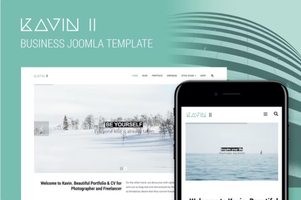 Kavin II – 商务 Joomla 模板