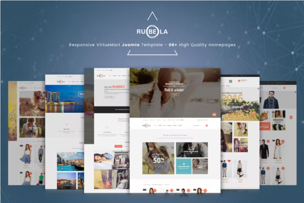 Rubela – 多用途 VirtueMart Joomla 模板