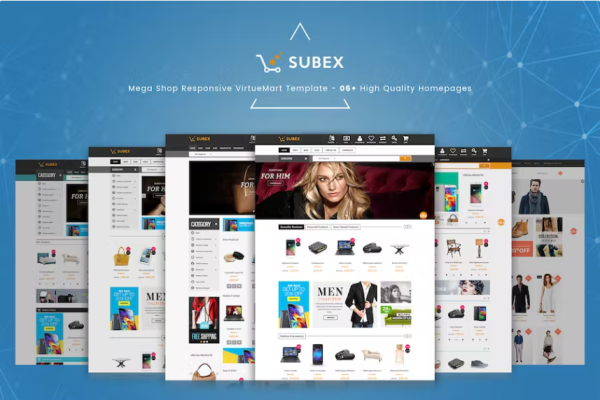 Subex – Mega Shop 响应式 VirtueMart 模板