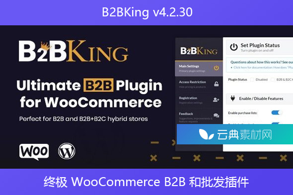 B2BKing v4.2.30 – 终极 WooCommerce B2B 和批发插件