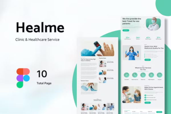 Healme – 诊所和医疗保健服务 Elementor 模板套件