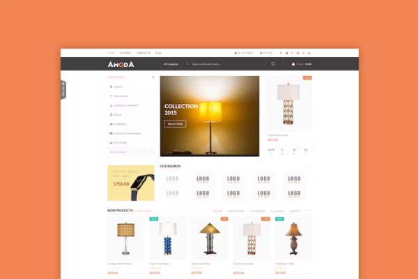 Amoda – 响应式 Magento 主题