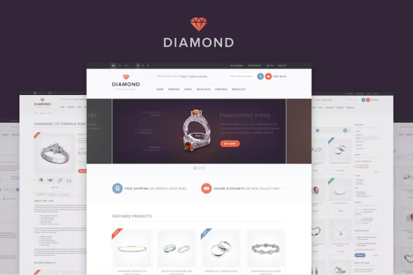 Diamond — 响应式 Magento 主题