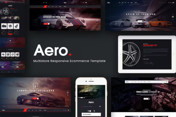 Aero – Car Accessories 响应式 Magento 主题