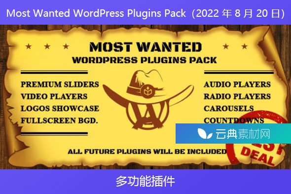 Most Wanted WordPress Plugins Pack（2022 年 8 月 20 日） – 多功能插件