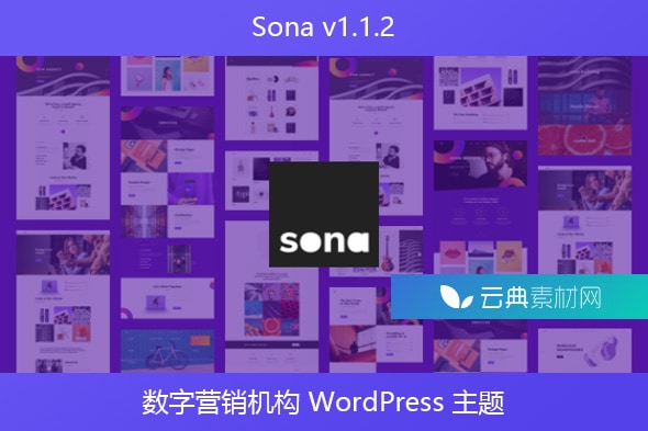 Sona v1.1.2 – 数字营销机构 WordPress 主题