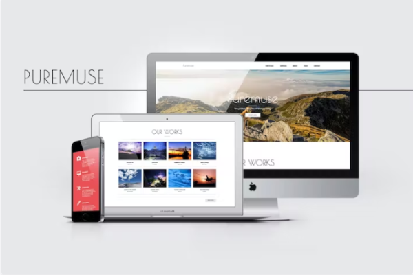 Puremuse – 投资组合的清洁缪斯模板