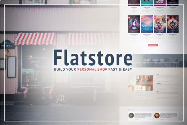 Flatstore – 电子商务缪斯模板