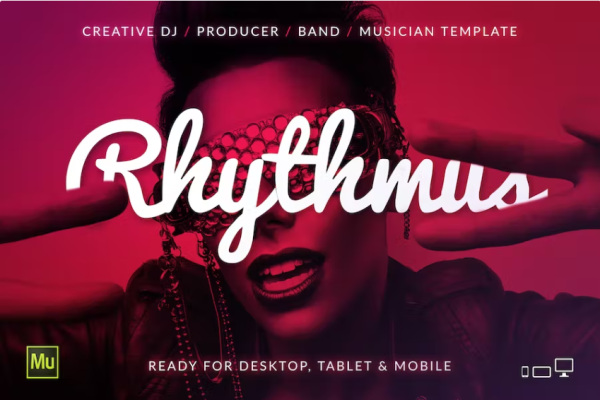 Rhythmus – DJ / 制作人音乐网站模板
