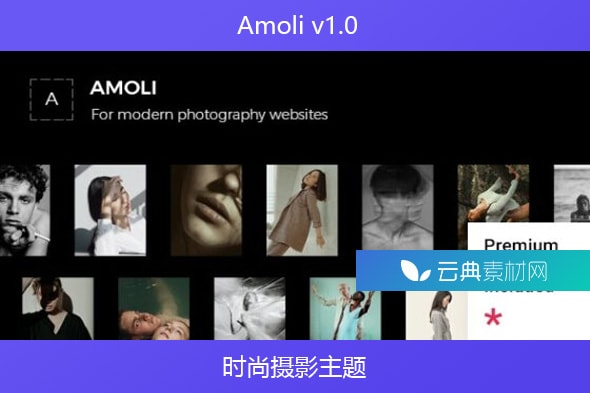 Amoli v1.0 – 时尚摄影主题