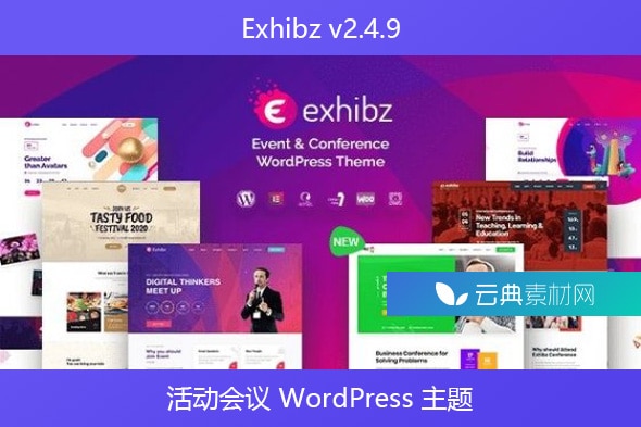 Exhibz v2.4.9 – 活动会议 WordPress 主题