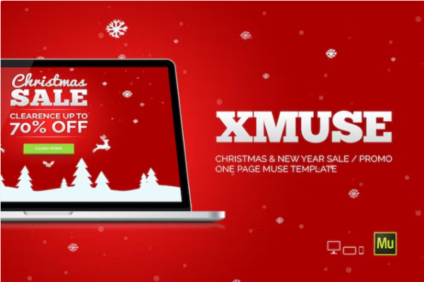 XMuse – 圣诞节促销/促销缪斯模板