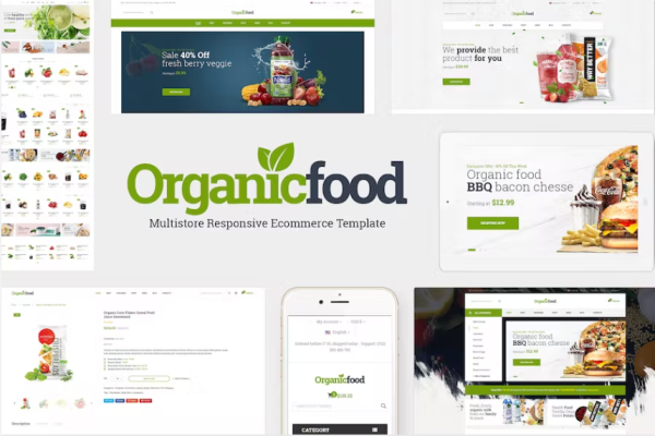 OrganicFood – 食品、酒精、化妆品 OpenCart